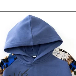 Boys' 3D Letter Hoodie & Sweatpants Set Tracksuits Long Sleeve Fall Cool Street Style Kids 5-13 Years Outdoor Loose Fit