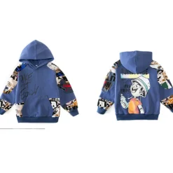 Boys' 3D Letter Hoodie & Sweatpants Set Tracksuits Long Sleeve Fall Cool Street Style Kids 5-13 Years Outdoor Loose Fit