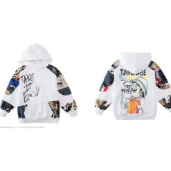 Boys' 3D Letter Hoodie & Sweatpants Set Tracksuits Long Sleeve Fall Cool Street Style Kids 5-13 Years Outdoor Loose Fit