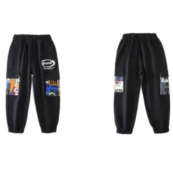 Boys' 3D Letter Hoodie & Sweatpants Set Tracksuits Long Sleeve Fall Cool Street Style Kids 5-13 Years Outdoor Loose Fit