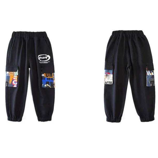 Boys' 3D Letter Hoodie & Sweatpants Set Tracksuits Long Sleeve Fall Cool Street Style Kids 5-13 Years Outdoor Loose Fit