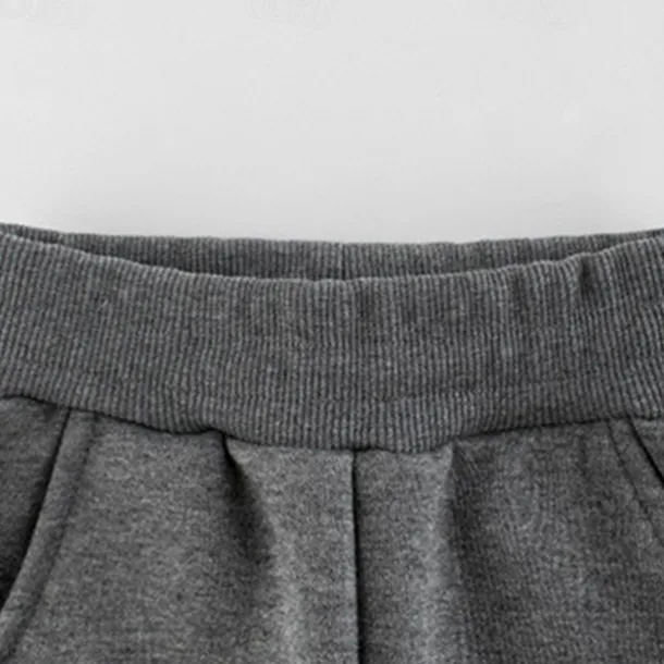 Boys 3D Solid Color Pants Sweatpants Fall Winter Active Basic Kids 4 years+ Outdoor Sport Casual Regular Fit