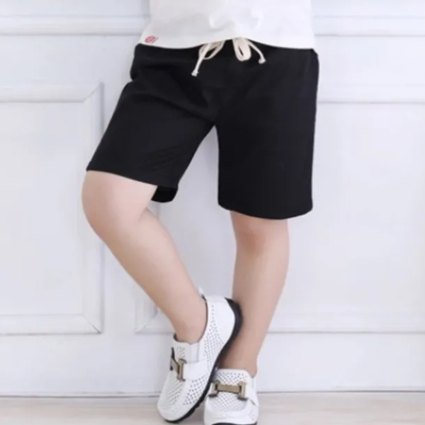 Boys 3D Solid Color Pants Shorts Basic Kids 2-9 Years School