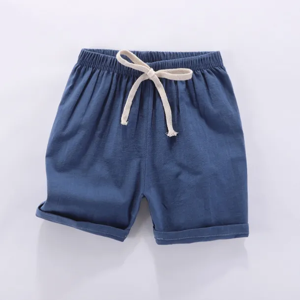 Boys 3D Solid Color Pants Shorts Basic Kids 2-9 Years School