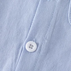 Boys 3D Solid Color Shirts Long Sleeve Summer Spring Fashion Basic Little Kids(4-7ys) 4-7 Years Lapel Outdoor Casual Daily Regular Fit