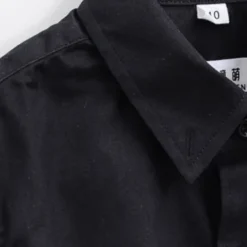 Boys 3D Solid Color Shirts Long Sleeve Spring Fall Fashion Cool Kids 3-13 Years Formal Indoor Regular Fit