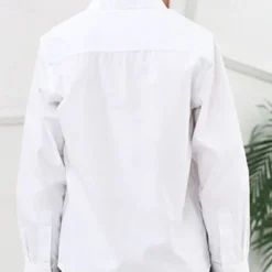 Boys 3D Solid Color Shirts Long Sleeve Summer Spring Active Basic Kids 3-13 Years Outdoor Daily Regular Fit