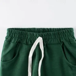 Boys 3D Solid Color Shorts Summer Active Basic Kids 4 years+ Outdoor Sport Casual Regular Fit