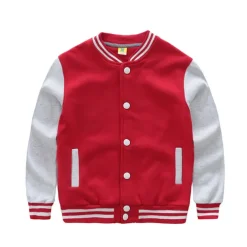 Boys' 3D Striped Coat Long Sleeve Fall Active Vintage Kids School Daily