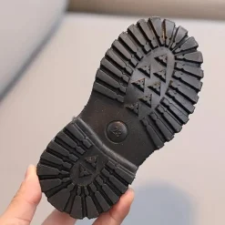 Boys Girls' Boots Daily PU Little Kids(4-7ys) Toddler(2-4ys) Daily Black White Brown Summer Spring Fall