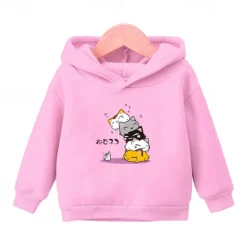 Boys Girls' 3D Cartoon Cat Hoodie Long Sleeve Fall Winter Fashion Basic Kids 4-7 Years Hooded Outdoor Casual Daily Regular Fit