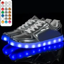 Boys Girls' Sneakers School Shoes Satin Portable School Shoes Big Kids(7years +) Little Kids(4-7ys) Indoor Outdoor Indoor Outdoor Play Magic Tape Black White Silver Spring Fall