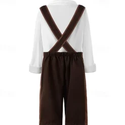 Boys Oktoberfest Costume Traditional German Beer Outfit Lederhosen Shirt Hat 3 Pieces Munich Bavarian Costume for Kids