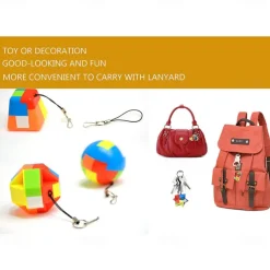 Brain Teaser Puzzles for Teenagers and Adults 12Pcs 3D Unlock Interlock Magic Ball Puzzle ToysMindIQ Test Plastic Puzzle Games for Teens