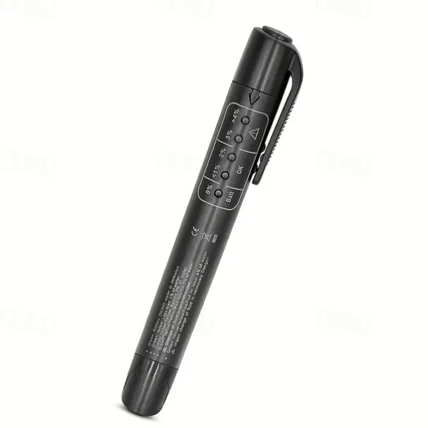 Brake Fluid Liquid Tester Auto Brake Diagnostic Testing Tool Hydraulic Fluid Liquid Oil Moisture Analyzer With 5 LED Indicators Brake Testing Tool