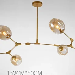 Branch Lights Chandelier 5/6/7/9/11 Heads LED Pendant Light Modern Nordic Chandelier Living Room Dining Room Bedroom Metal 110-120V 220-240V