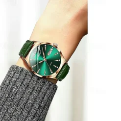 Brand Trend Fashion Women's Watch Sports Dual Calendar Waterproof Fully Automatic Luminous Steel Strip Women's Watch