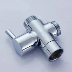 Brass Diverter Valve 3 Way Water Separator Shower Tee Adapter Adjustable Shower Head Diverter Valve Bathroom Accessories