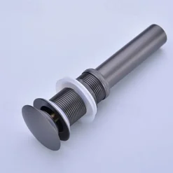 Brass Pop Up Sink Drain Stopper with Overflow Bathroom Faucet Vessel Vanity Sink Drainer