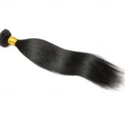 Brazilian Hair 1 Bundle Straight 7A Natural Black Hair Curtain 100G 8-28 single piece