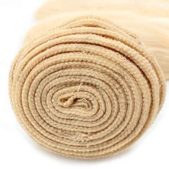 Brazilian Human Hair 613# Blonde Hair 1 Bundle Body Wave Human Hair 10-30 Inches