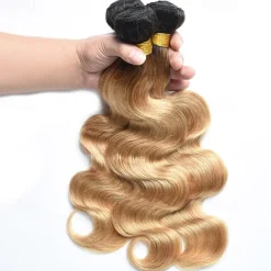 Brazilian Human Hair Bundle T1B/30# Body Wave Human hair 14-28 Inches 300g Colorful 3 Bundles