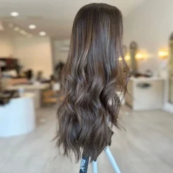 Brazilian Remy Human Hair 5x5 Lace Glueless Closure Wigs Wavy Colored 13x4 Lace Front Wig with Baby Hair Pre-Plucked For Women