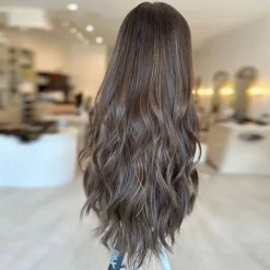 Brazilian Remy Human Hair 5x5 Lace Glueless Closure Wigs Wavy Colored 13x4 Lace Front Wig with Baby Hair Pre-Plucked For Women