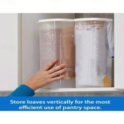 Bread Box, Fresh Bread Storage Container, Bread Loaf Storage Dispenser, Bread Toast Storage Box, Bread Storage Dispenser, Bread Crisper, Grain Storage Box, Ingredients To-Go Box, Food Storage Box