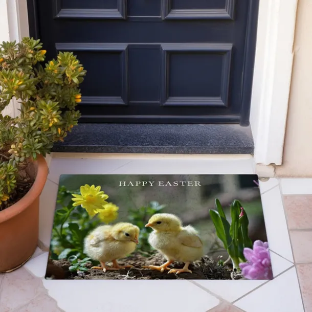 Breaking Egg Easter Doormat Floor Mats Washable Rugs Kitchen Mat Non-Slip Oil Proof Rug Indoor Outdoor Mat Bedroom Decor Bathroom Mat Entrance Rug