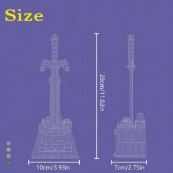 Breath of The Wild Link Building Sets for Adults Kids Link Minifigure Building KitGame Player Collection Creative Building Blocks Model Toys