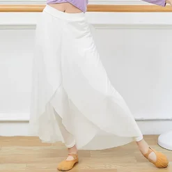 Breathable Activewear Skirts Pure Color Splicing Women's Training Performance High Cotton Blend Tulle