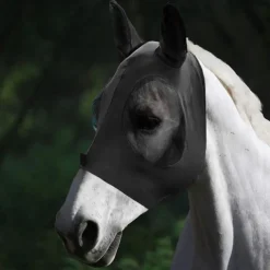 Breathable Horse Fly Mask With Ear, Mosquito Protection Mask, Horseback Riding Equestrian Equipment