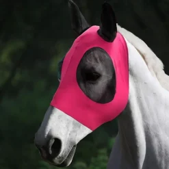 Breathable Horse Fly Mask With Ear, Mosquito Protection Mask, Horseback Riding Equestrian Equipment
