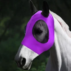 Breathable Horse Fly Mask With Ear, Mosquito Protection Mask, Horseback Riding Equestrian Equipment