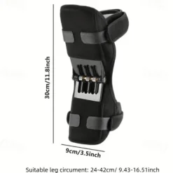 Breathable Non-Slip Joint Support Knee Pads, Knee Booster Brace Joint Support Spring Stabilizer Pad Power Lift Knee Brace Weak Old Legs Sports Climbing Mountains Stairs