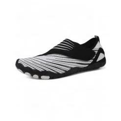 Breathable Water Shoes for Women – Stylish Velcro Mesh Barefoot Aqua Shoes for Beach, Kayaking, Swimming & Travel, Quick-Drying Lightweight Swim Footwear