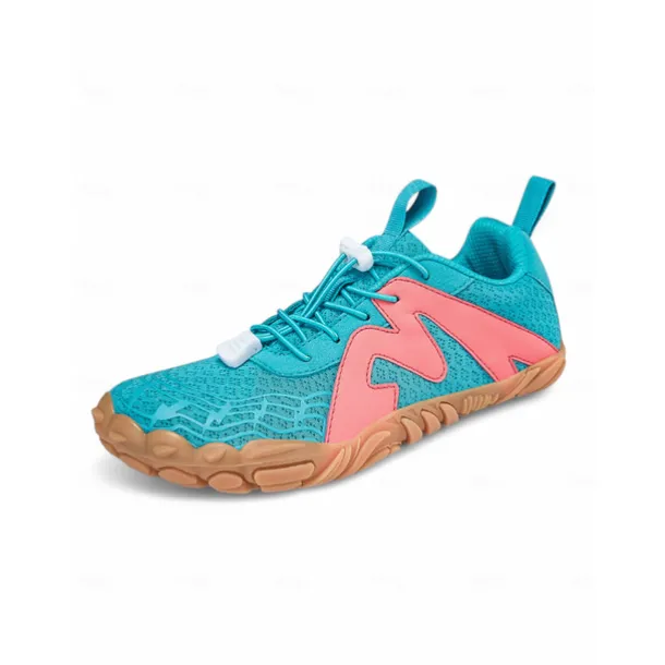 Breathable Wide Fit Water Shoes for Women – Stylish Color-block Barefoot Aqua Shoes for Beach, Kayaking, Swimming & Travel, Quick-Drying Lightweight Swim Footwear