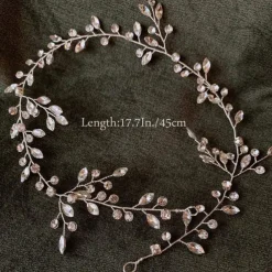 Bride Wedding Headband Rhinestone Bridal Bridesmaid Hair Clips Accessories Party Hair Accessories Headpieces for Women