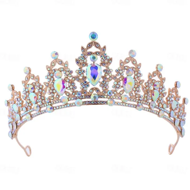 Brides Crowns Headpieces Birthdays Cross-Border Weddings Headbands Accessories Queen Wedding Alloy Headpieces Hair Accessories Crowns Etc