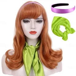 Brown 60s Retro Beehive Wigs for Women 70s Classic Style Cosplay Wig With Bang for Party Carnival Use Costume Cosplay Brown Highlight Halloween Wigs