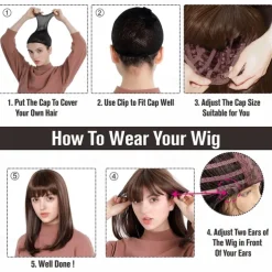 Brown 60s Retro Beehive Wigs for Women 70s Classic Style Cosplay Wig With Bang for Party Carnival Use Costume Cosplay Brown Highlight Halloween Wigs