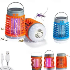 Bug Bulb Zapper, 2025 New Bug Bulb Buzz Blast Pro Portable Mosquito Zapper, Bug Bulb Zapper Outdoor and Indoor
