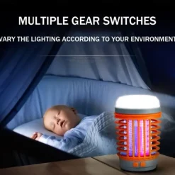 Bug Bulb Zapper, 2025 New Bug Bulb Buzz Blast Pro Portable Mosquito Zapper, Bug Bulb Zapper Outdoor and Indoor