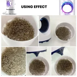 Bug Zapper Automatic Indoor Insect Trap - UV Black Light & Fan Mosquito, Fruit Fly & Gnat Killer with USB Rechargeable