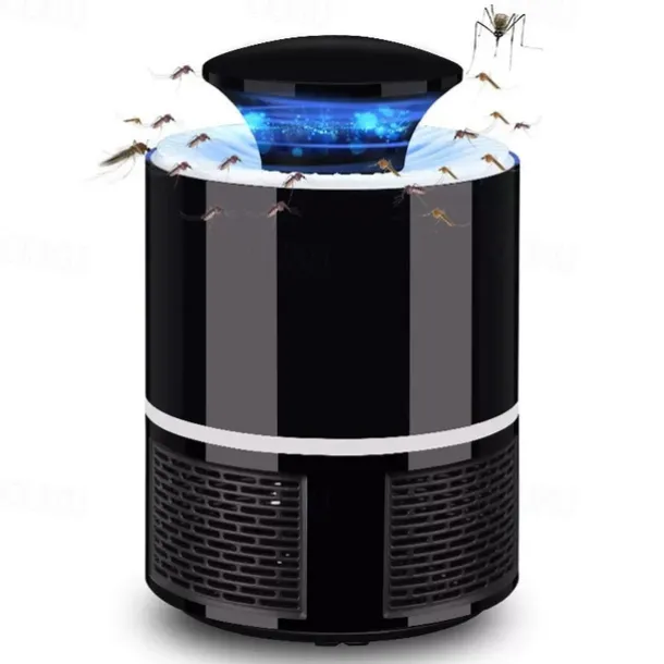 Bug Zapper Automatic Indoor Insect Trap - UV Black Light & Fan Mosquito, Fruit Fly & Gnat Killer with USB Rechargeable