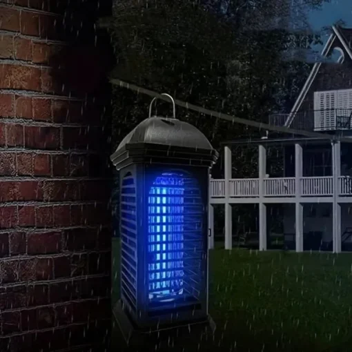 Bug Zapper Electric Mosquito Killer, Indoor and Outdoor Mosquito Killer Electric Shock Mosquito Lamp Household Photocatalytic Mosquito Killer UV Outdoor Mosquito Trap Lamp