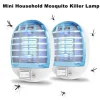 Bug Zapper Indoor, Fly Trap for Indoors, Electronic Mosquitoes Killer Mosquito Zapper with Blue Lights for Living Room, Home, Kitchen, Bedroom, Baby Room, Office(2 Packs)