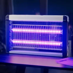 Bug Zapper Indoor, Mosquito, Wasp, Moth, Fruit Fly Trap, High-Voltage, with Mosquito Trap, Suitable for Dining Rooms, Living Rooms, Gardens and Offices