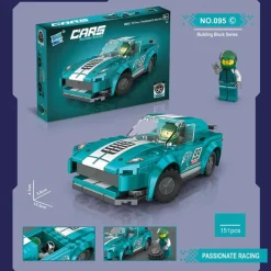 Building Blocks,Children's Assembly Small Particle Diy Racing Car Sports Car Building Block Car Compatible With A Tall Boy And Girl Building Block Toy